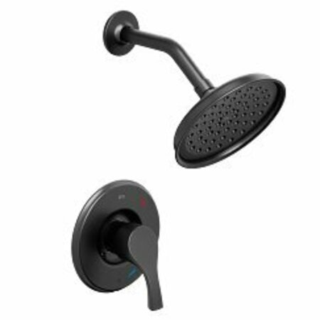 MOEN Ash Shower Only Cycling Trim in Matte Black T58912EPBL